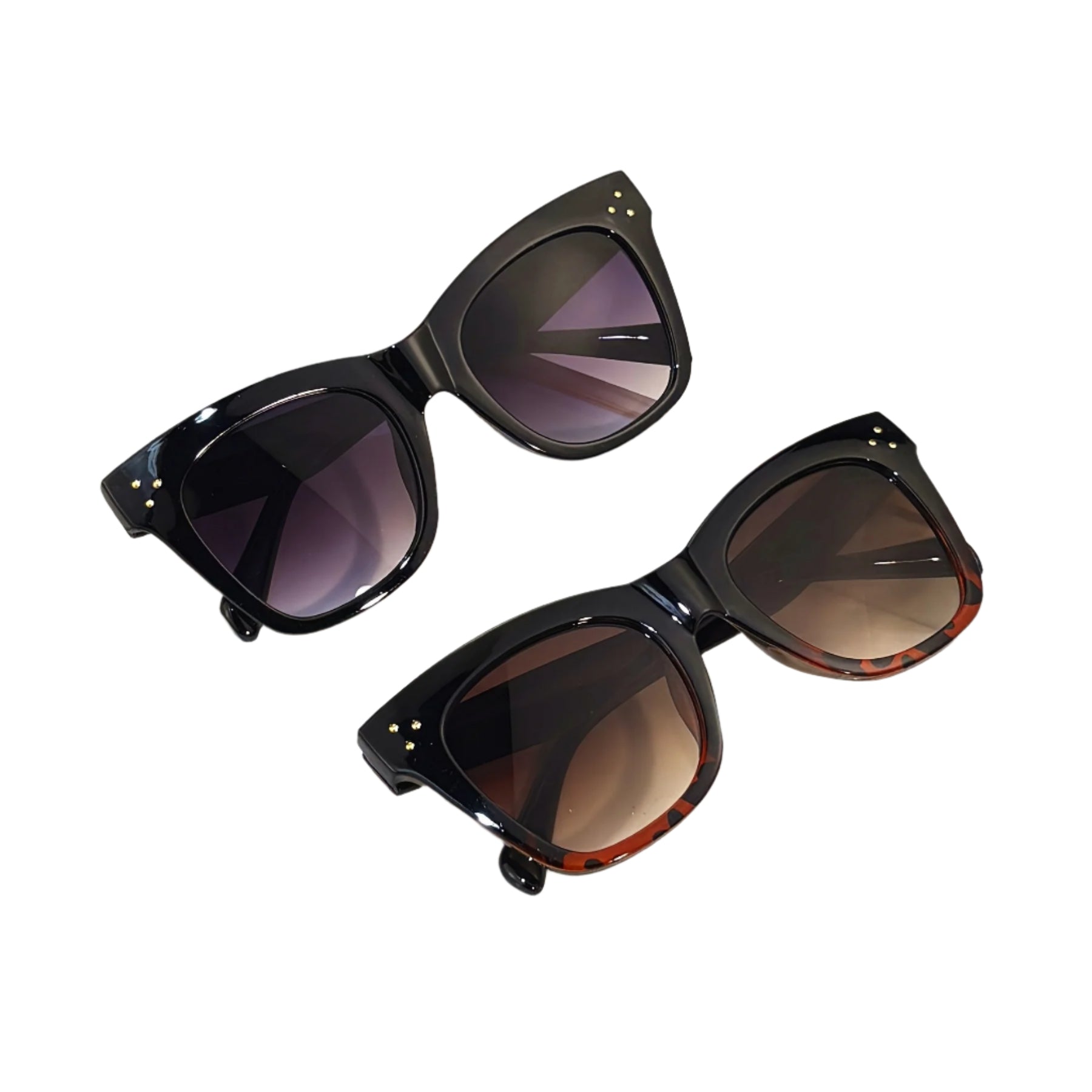 ZXRCYYL Cat Eye Fashion Glasses, Polycarbonate Frame with AC Lens, Anti-Reflective Eyewear