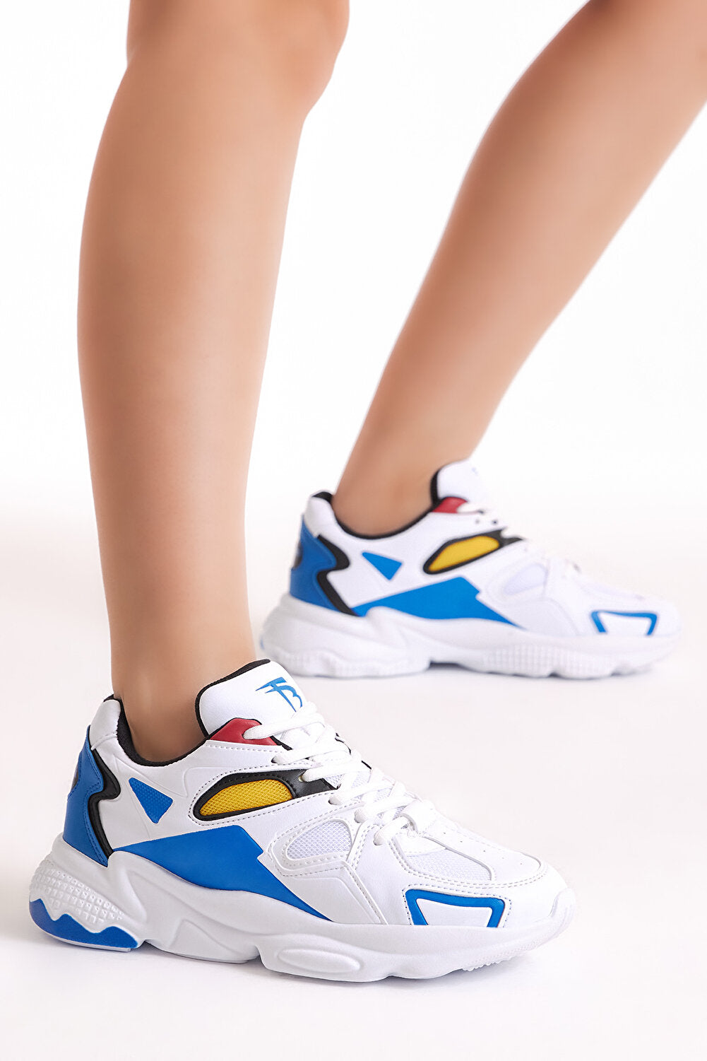 Tonny Black Unisex White Sax Sports Shoes Tb252