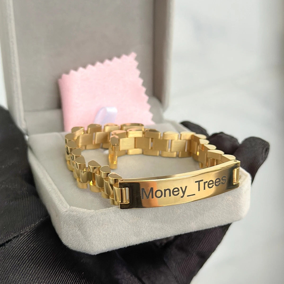 DIY Large Nameplate Engraved Letter Pendant Print on Demand (POD)